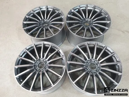 인천휠복원 벤츠 AMG GT43 4도어 쿠페 20인치 맷블랙 휠도색 /진짜휠 / 인천 부평구 부평동