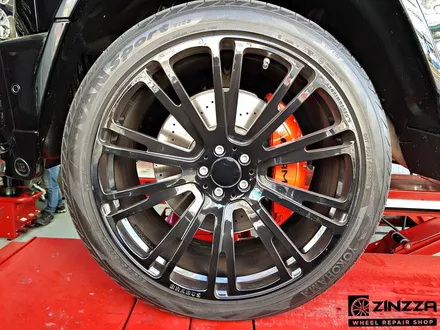 지바겐 G63 AMG 23인치 브라부스 휠복원 #하이그로시 휠도색 / 인천 부평구 부평동