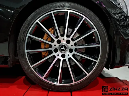 벤츠 c43 AMG 19인치 마차휠 블랙폴리쉬 휠도색 [분체도장] / 인천 부평구 부평동