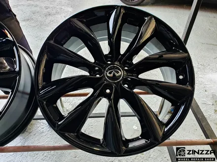인천 인피니티 qx50 휠도색 초고광택 유광블랙 분체도장 / 인천 부평구 부평동