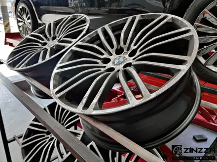 [BMW 5시리즈]19인치 휠 M 스포츠팩 유광블랙 휠도색 / 인천 부평구 부평동