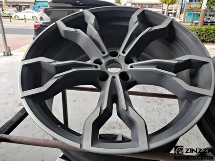 BMW X3 21인치 고스트크롬 휠도색, 휠기스 복원 / 인천 부평구 부평동