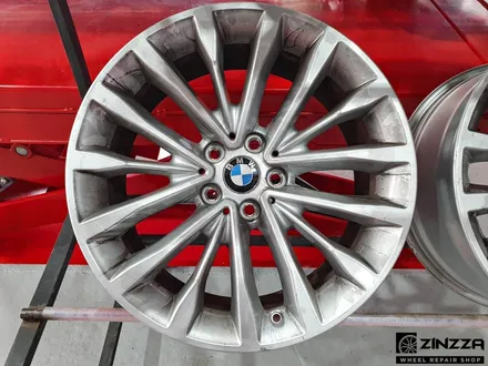 인천 부평 BMW 5시리즈 휠도색 고스트크롬 분체도장 / 인천 부평구 부평동