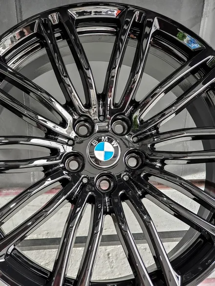 인천 BMW 530d 휠도색 유광블랙 분체도장 / 인천 부평구 부평동