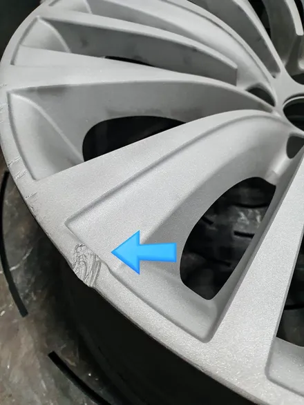 부천 BMW 5gt 휠도색 고급스러운 고스트크롬 분체도장 / 인천 부평구 부평동