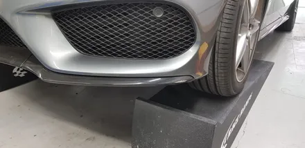 C class 프런트 범퍼 립 랩핑 #부분랩핑 #블랙유광 / 일산,김포,파주