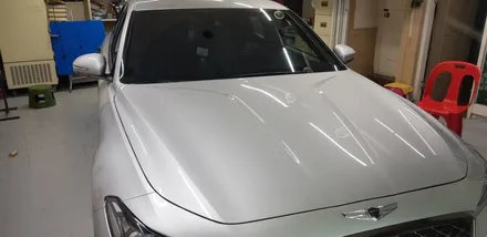 제네시스 G70 전체랩핑 #에이버리 #사틴블랙 / 일산,김포,파주