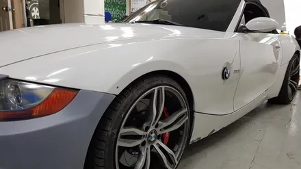 BMW Z4 랩핑제거 #수유 #강북루프 #명진카스킨 / 일산,김포,파주