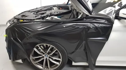BMW 520d 전체랩핑 #사틴블랙 #에이버리 / 일산,김포,파주