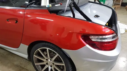 SLK 55 드레곤 파이어레드 전체랩핑 #3M #2080 / 일산,김포,파주