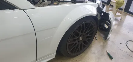 벤츠 C63 전체랩핑 #락그레이 #명진카스킨 / 일산,김포,파주