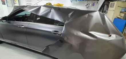 E300 전체랩핑 #사틴그레이 #벤츠랩핑 / 일산,김포,파주