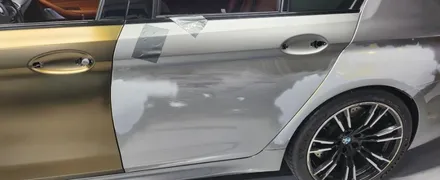 BMW M5 판금 및 전체랩핑 #명진카스킨 #외형복원 / 일산,김포,파주