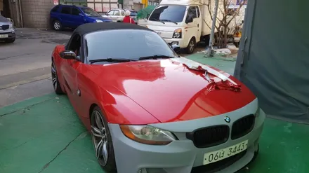 BMW Z4 랩핑제거 #수유 #강북루프 #명진카스킨 / 일산,김포,파주