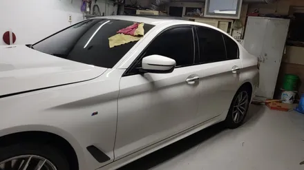 BMW 520d 전체랩핑 #사틴블랙 #에이버리 / 일산,김포,파주