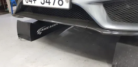C class 프런트 범퍼 립 랩핑 #부분랩핑 #블랙유광 / 일산,김포,파주