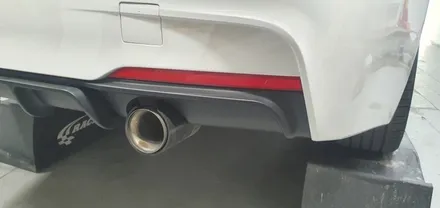 350i 디퓨져 부분랩핑 #4d리얼카본 #명진카스킨 / 일산,김포,파주
