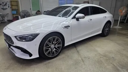 C63 전체랩핑 #사틴블랙 #명진카스킨 / 일산,김포,파주