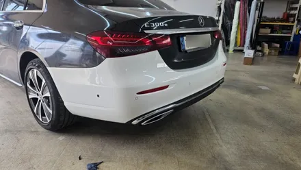 e300  리어범퍼 재랩핑 #대물보험처리 #사고차량 / 일산,김포,파주