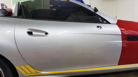 SLK 55 드레곤 파이어레드 전체랩핑 #3M #2080 / 일산,김포,파주
