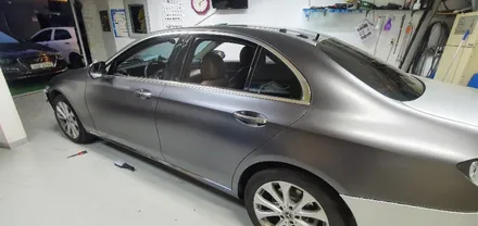E300 전체랩핑 #사틴그레이 #벤츠랩핑 / 일산,김포,파주