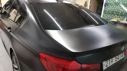 BMW 520d 전체랩핑 #사틴블랙 #에이버리 / 일산,김포,파주