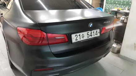 BMW 520d 전체랩핑 #사틴블랙 #에이버리 / 일산,김포,파주
