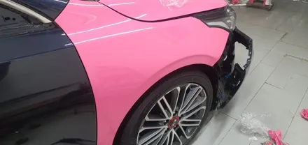K3 GT 전체랩핑 #명진카스킨 #핑크색차 / 일산,김포,파주