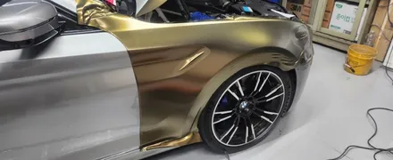 BMW M5 판금 및 전체랩핑 #명진카스킨 #외형복원 / 일산,김포,파주