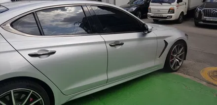 제네시스 G70 전체랩핑 #에이버리 #사틴블랙 / 일산,김포,파주