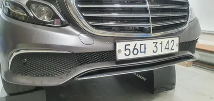벤츠 E300 프런트범퍼 재 랩핑 #보험처리 #사고차량랩핑 / 일산,김포,파주