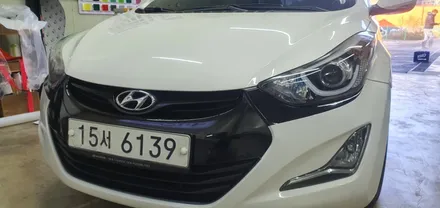 아반떼 루프스킨 & 부분랩핑 #명진카스킨 #그릴랩핑 / 일산,김포,파주