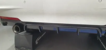 350i 디퓨져 부분랩핑 #4d리얼카본 #명진카스킨 / 일산,김포,파주