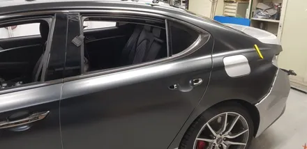 제네시스 G70 전체랩핑 #에이버리 #사틴블랙 / 일산,김포,파주