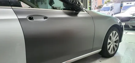 E300 전체랩핑 #사틴그레이 #벤츠랩핑 / 일산,김포,파주