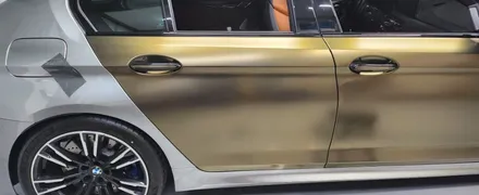 BMW M5 판금 및 전체랩핑 #명진카스킨 #외형복원 / 일산,김포,파주
