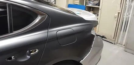 제네시스 G70 전체랩핑 #에이버리 #사틴블랙 / 일산,김포,파주