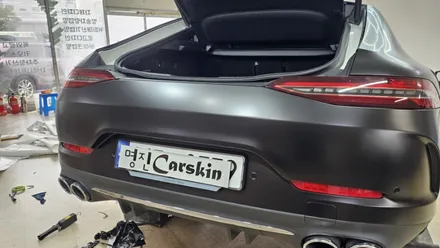 C63 전체랩핑 #사틴블랙 #명진카스킨 / 일산,김포,파주