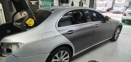 E300 전체랩핑 #사틴그레이 #벤츠랩핑 / 일산,김포,파주