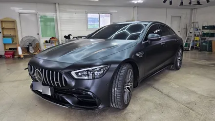 C63 전체랩핑 #사틴블랙 #명진카스킨 / 일산,김포,파주