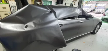 E300 전체랩핑 #사틴그레이 #벤츠랩핑 / 일산,김포,파주