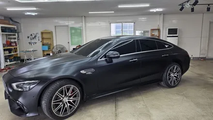 C63 전체랩핑 #사틴블랙 #명진카스킨 / 일산,김포,파주