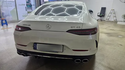 C63 전체랩핑 #사틴블랙 #명진카스킨 / 일산,김포,파주