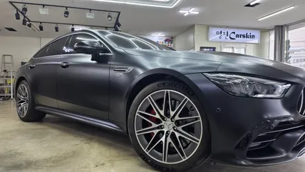 C63 전체랩핑 #사틴블랙 #명진카스킨 / 일산,김포,파주