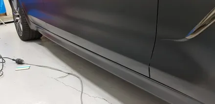 제네시스 G70 전체랩핑 #에이버리 #사틴블랙 / 일산,김포,파주