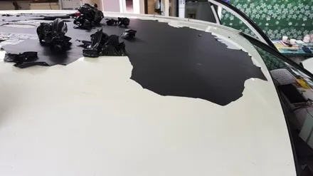 쏘렌토 구형 루프스킨 재 시공 #중국산필름 #저가필름 / 일산,김포,파주