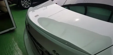 C 클래스 프런트 립 & 스포일러 랩핑 #명진카스킨 #블랙유광 / 일산,김포,파주