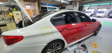 520d 전체랩핑 #보험랩핑 #랩핑보험처리 / 일산,김포,파주