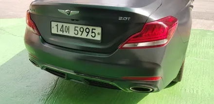 제네시스 G70 전체랩핑 #에이버리 #사틴블랙 / 일산,김포,파주