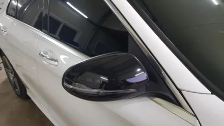벤츠 C200 루프스킨 & 사이드미러 랩핑 #3M2080 #블랙유광 / 일산,김포,파주